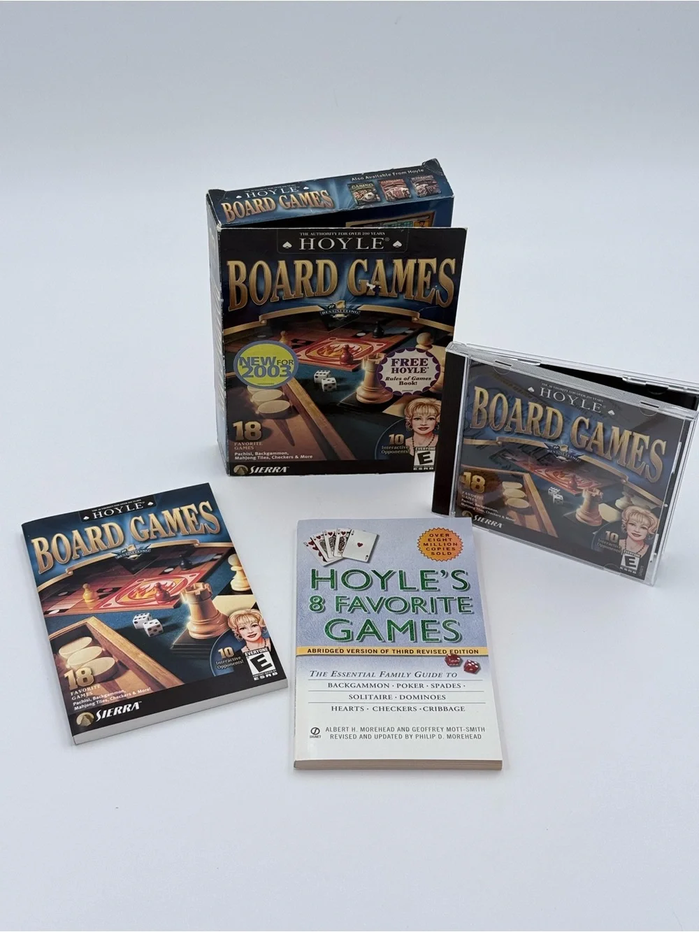 Hoyle Puzzle, Card & Board Games - Boxes, Cases, Manuals -No Games (PC MAC 2004)
